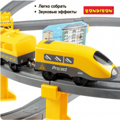 Железная дорога интерактивная с электропоездом «Спецтехника» - Фото 5