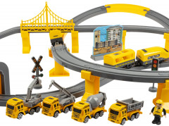 Железная дорога интерактивная с электропоездом «Спецтехника» - Фото 10