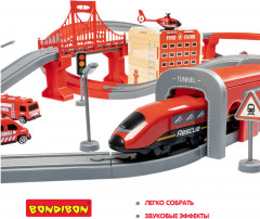 Железная дорога интерактивная с электропоездом «Пожарная охрана» - Фото 4