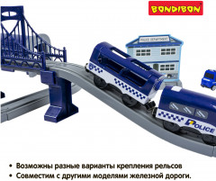 Железная дорога интерактивная с электропоездом «Полиция» - Фото 7