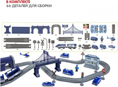 Железная дорога интерактивная с электропоездом «Полиция» - Фото 9