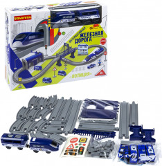 Железная дорога интерактивная с электропоездом «Полиция» - Фото 15