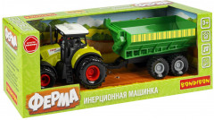 Трактор инерционный с прицепом - Фото 1