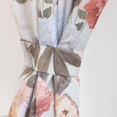 Комплект штор для кухни с подхватами «Цветущий сад» - Фото 2