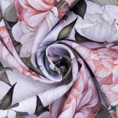 Комплект штор для кухни с подхватами «Пионы» - Фото 3