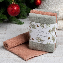 Набор махровых полотенец «Christmas wonderland» - Фото 1