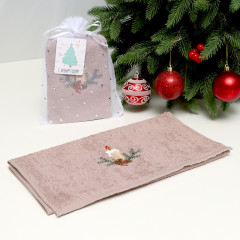 Полотенце махровое «Рождественская свеча» - Фото 1