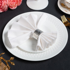 Набор салфеток с декоративными кольцами «White pleasure» - Фото 2