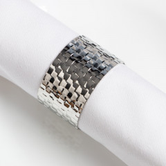 Набор салфеток с декоративными кольцами «White pleasure» - Фото 3