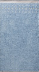 Полотенце махровое гладкокрашеное "Finestra" (Cleanelly, 70х130, цвет темно-голубой) - Фото 1