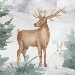 Дорожка на стол «Forest animals» - Фото 3