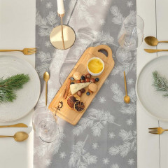 Дорожка на стол «Серебряные ветки» - Фото 2