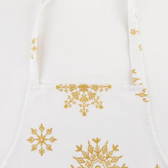 Фартук «Золотые снежинки» - Фото 1