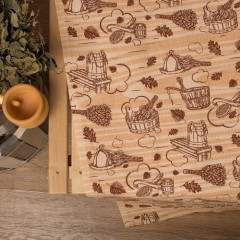 Простыня для бани «Банька» - Фото 1