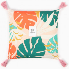 Наволочка декоративная «Tropics» с кисточками - Фото 4