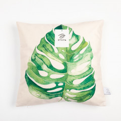 Наволочка декоративная «Green leaf» - Фото 4