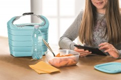 Термосумка и контейнер (зеленый) - Фото 1