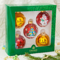 Набор шаров новогодних «Волшебство» - Фото 3