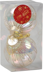 Набор шаров ёлочных «Снежок» - Фото 1