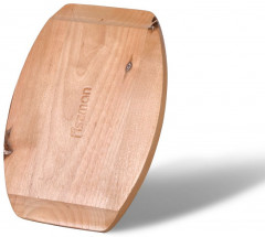 Сковорода чугунная на деревянной подставке - Фото 2