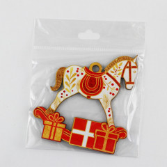 Подвеска деревянная на подложке «Конь» - Фото 3