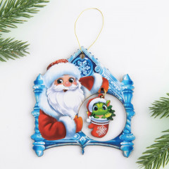 Подвеска на елку «Дед Мороз» - Фото 1