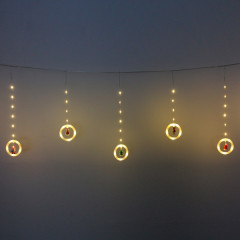 Гирлянда-бахрома «С Новым годом» - Фото 16