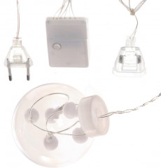 Гирлянда-бахрома «Снежный шар» - Фото 1