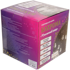 Гирлянда-бахрома «Снежный шар» - Фото 5