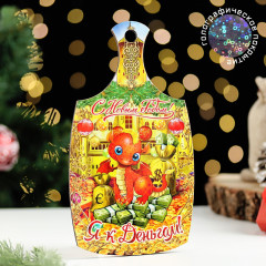 Доска разделочная сувенирная «Я к деньгам!» - Фото 2