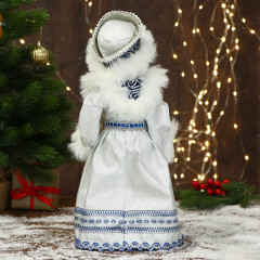 Фигурка «Снегурочка в шубке с узорами» - Фото 2