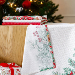 Комплект полотенец вафельных - Фото 4