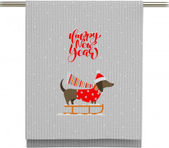 Комплект полотенец вафельных «Smart Fox and Dog» - Фото 2