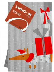 Комплект полотенец вафельных «Smart Fox and Dog» - Фото 6