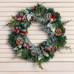 Венок новогодний - Фото 1