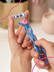 Бритва для женщин со сменными кассетами «Click 3 Soleil Sensitive» - Фото 6