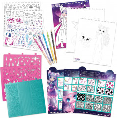 Набор для раскрашивания «Неоновый скетчбук» - Фото 1