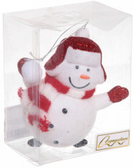 Игрушка ёлочная «Новогодний снеговик» - Фото 1