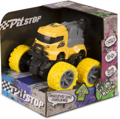 Машинка инерционная «Трак желтый кран» - Фото 1