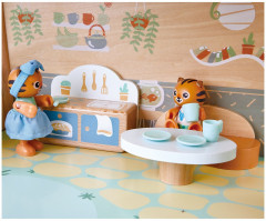 Дом кукольный с мебелью «Дом в джунглях семьи тигров» - Фото 4