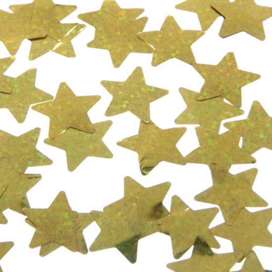 Конфетти «Звёздочки голограмма»