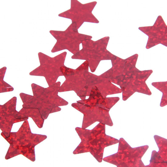 Конфетти «Звёздочки голограмма»