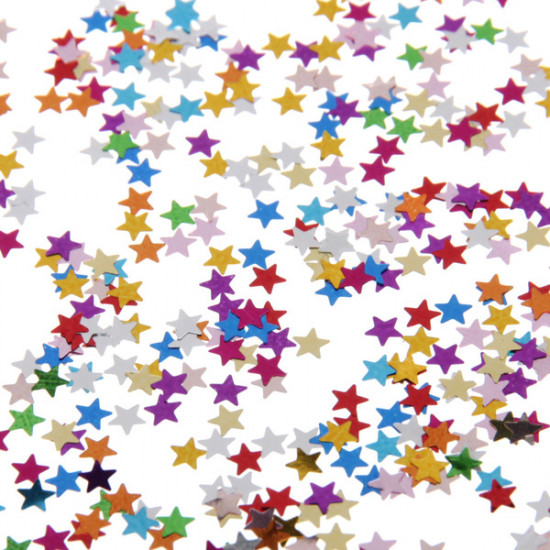 Конфетти «Звёздочки голограмма»