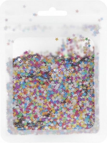 Конфетти «Звёздочки голограмма»