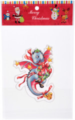 Наклейка «Дракон со звёздами» - Фото 1