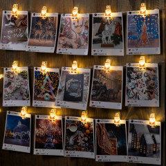 Гирлянда-нить «Прищепки с Дедом Морозом» - Фото 1