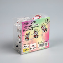 Гирлянда-нить «Прищепки с Дедом Морозом» - Фото 5