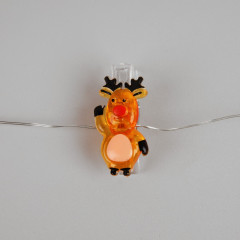 Гирлянда-нить «Прищепки-оленёнок» - Фото 4