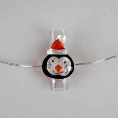 Гирлянда-нить «Прищепки-пингвины» - Фото 4