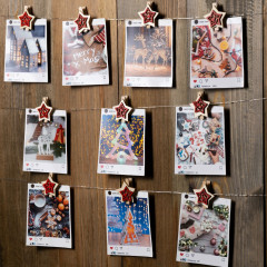 Гирлянда-нить с насадками «Прищепки-звёздочки» - Фото 1